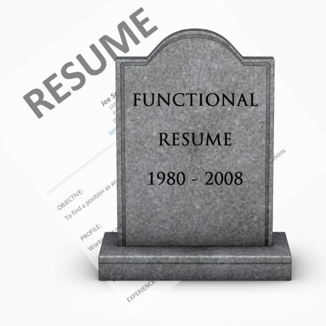 The functional resume is dead